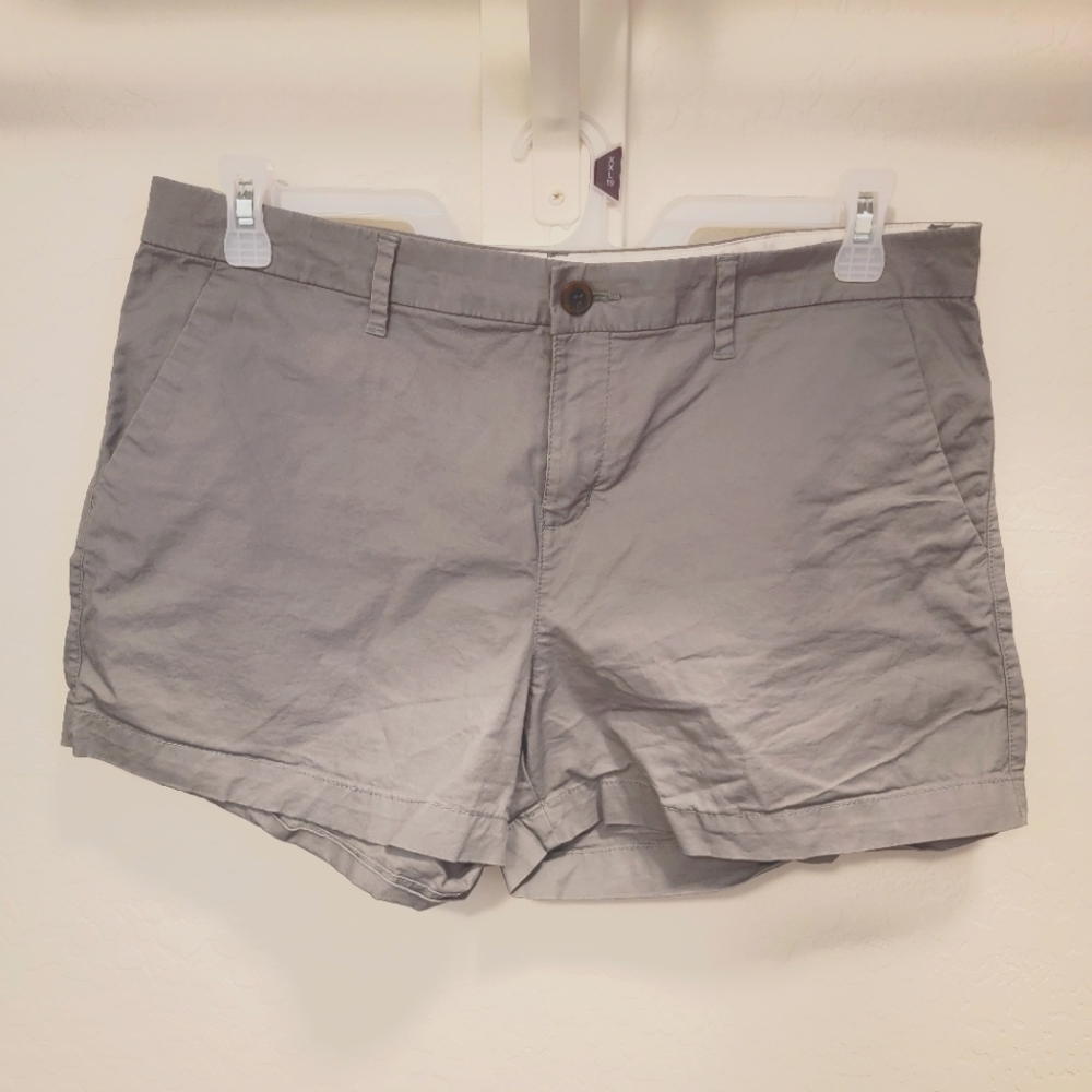 Old Navy Gray Cotton Shorts - 12